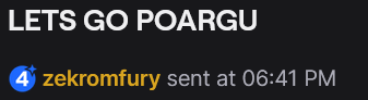 zekrofury: LETS GO POARGU